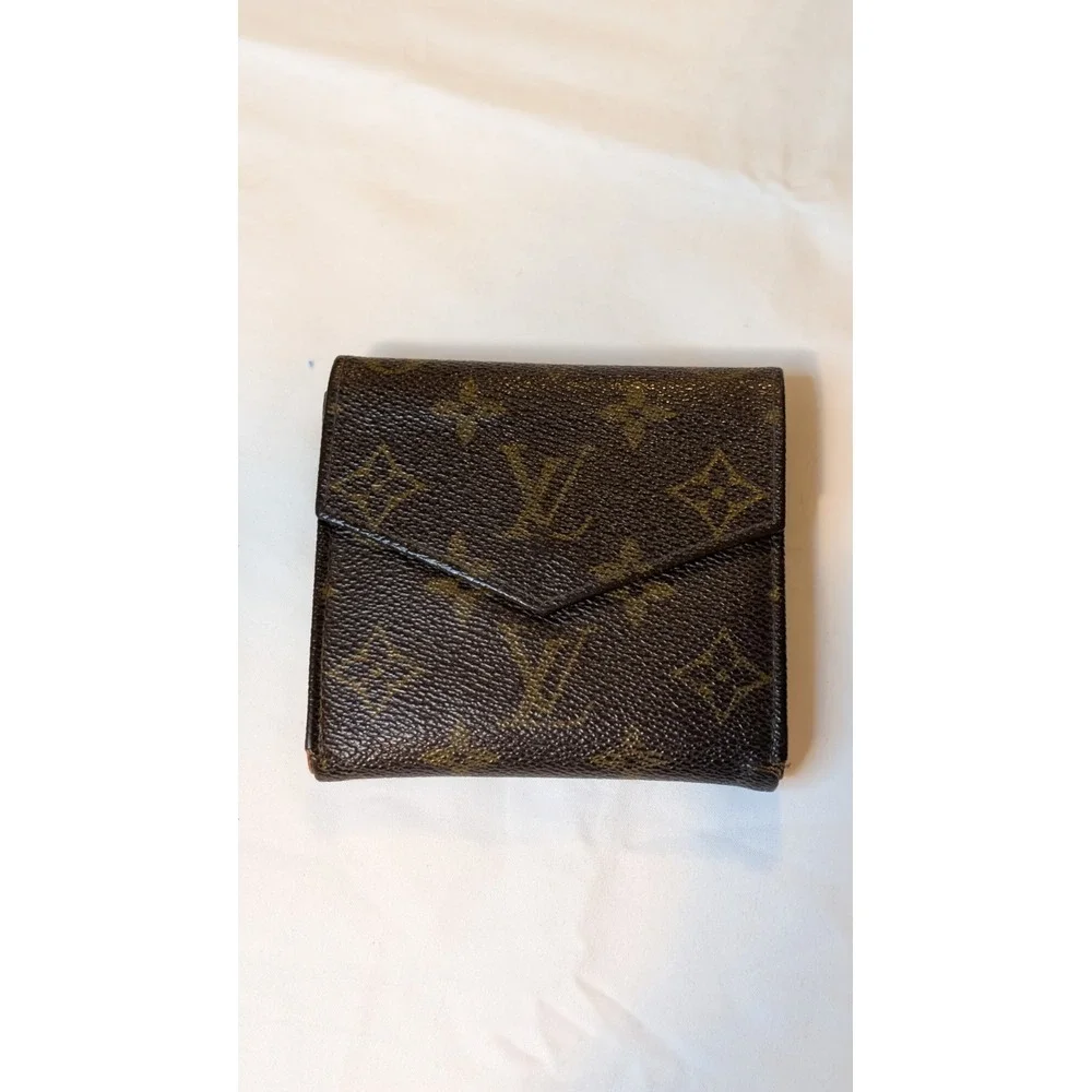 Louis Vuitton, Brown Mono, Mens Multiple‎ Tri-fold Wallet